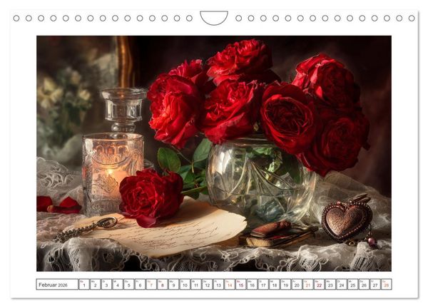 Produktbild: Bl&uuml;ten der Zeit (Wandkalender 2026 DIN A4 quer), CALVENDO Monatskalender