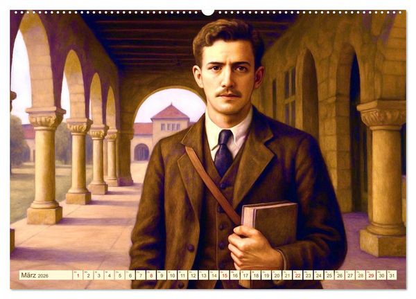 Produktbild: John Steinbeck (Wandkalender 2026 DIN A2 quer), CALVENDO Monatskalender