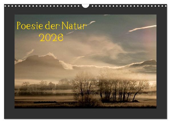 Produktbild: Poesie der Natur (Wandkalender 2026 DIN A3 quer), CALVENDO Monatskalender