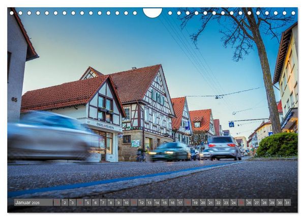 Produktbild: Impressionen aus Leinfelden-Echterdingen 2026 (Wandkalender 2026 DIN A4 quer), CALVENDO Monatskalender