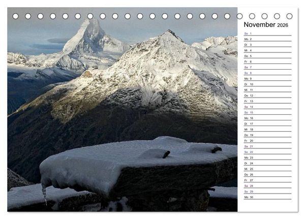 Produktbild: Matterhorn. Der Berg der Berge (Tischkalender 2026 DIN A5 quer), CALVENDO Monatskalender