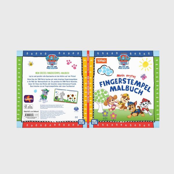 Produktbild: PAW Patrol Kindergartenheft: Mein erstes Fingerstempel-Malbuch