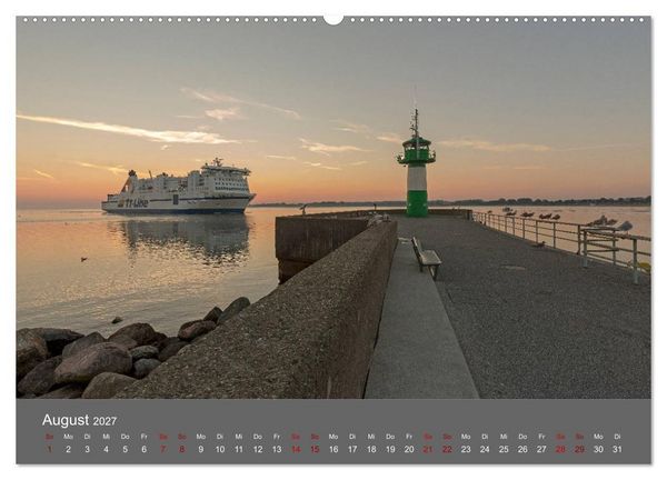 Produktbild: L&uuml;becker Bucht - Travem&uuml;nde - Niendorf - Timmendorf (hochwertiger Premium Wandkalender 2027 DIN A2 quer), Kunstdruck in Hochglanz