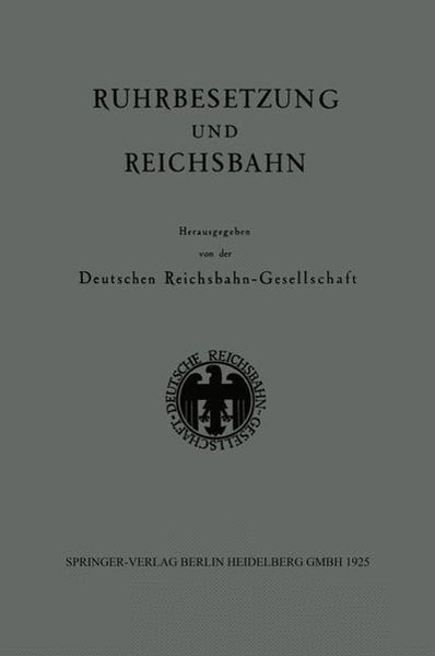 Produktbild: Ruhrbesetzung und Reichsbahn