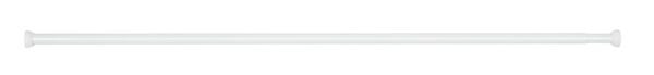 Produktbild: Teleskop-Duschstange Wei&szlig; &Oslash; 2 cm, 110 - 185 cm, aus rostfreiem Aluminium