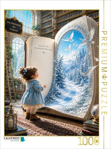 CALVENDO Puzzle Das erste Wintermärchen | 1000 Teile Lege-Größe 64 × 48 cm Foto-Puzzle für glückliche Stunden