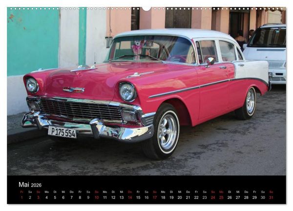 Produktbild: Oldtimertr&auml;ume auf KUBA (Wandkalender 2026 DIN A2 quer), CALVENDO Monatskalender