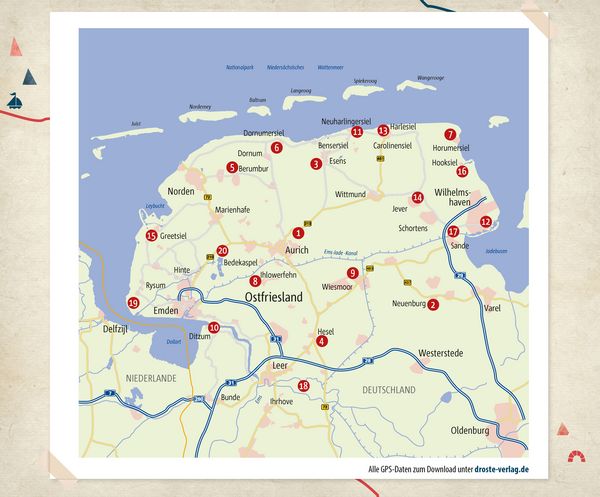 Produktbild: Ostfriesland. Wandern f&uuml;r die Seele