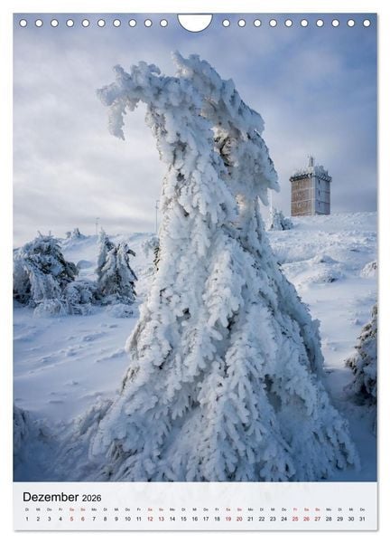 Produktbild: Harzer Landschaften - 12 Monate im Naturparadies Harz (Wandkalender 2026 DIN A4 hoch), CALVENDO Monatskalender