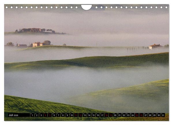 Produktbild: Toskana - Inseln im Nebel (Wandkalender 2026 DIN A4 quer), CALVENDO Monatskalender