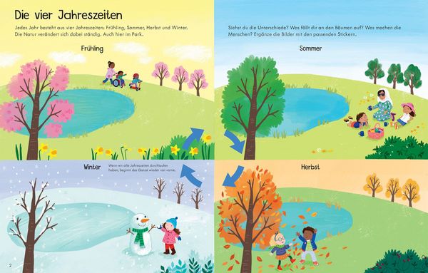 Produktbild: Mein erstes Stickerbuch: Das Wetter rund ums Jahr