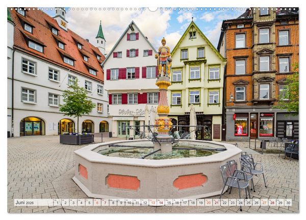 Produktbild: Biberach an der Ri&szlig; Impressionen (Wandkalender 2026 DIN A2 quer), CALVENDO Monatskalender