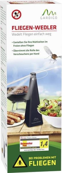 Produktbild: Gardigo 25190 Insektenvertreiber Abschreckung (B x H x T) 80 x 250 x 80 mm Schwarz 1 St.