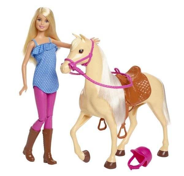Barbie Pferd & Puppe