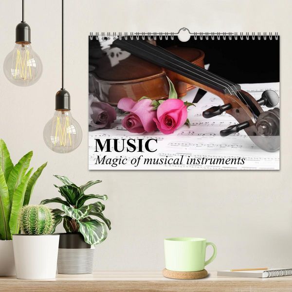 Produktbild: Music Magic of musical instruments (Wall Calendar 2026 DIN A4 landscape), CALVENDO 12 Month Wall Calendar