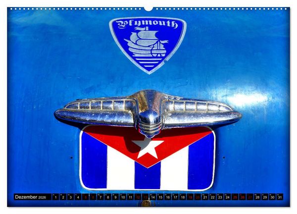 Produktbild: PLYMOUTH '50 - Ein US-Oldtimer in Havanna (hochwertiger Premium Wandkalender 2026 DIN A2 quer), Kunstdruck in Hochglanz