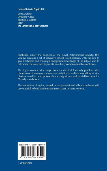 Produktbild: The Cambridge N-Body Lectures