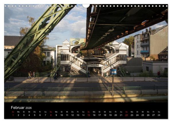 Produktbild: Die Wuppertaler Schwebebahn (Wandkalender 2026 DIN A3 quer), CALVENDO Monatskalender
