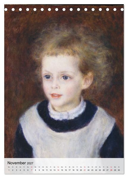 Produktbild: Die kleinen Musen des Monsieur Renoir (Tischkalender 2027 DIN A5 hoch), CALVENDO Monatskalender