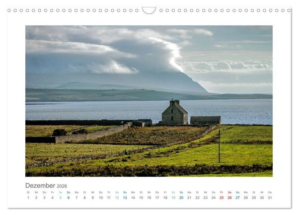 Produktbild: Bewegte Wolken, Stille Landschaften (Wandkalender 2026 DIN A3 quer), CALVENDO Monatskalender