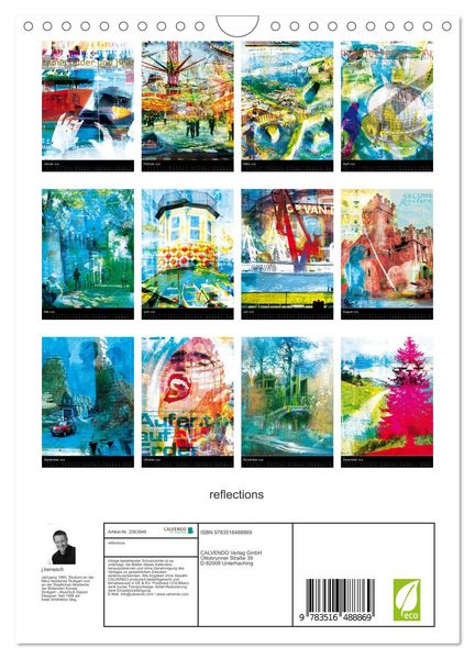 Produktbild: reflections (Wandkalender 2026 DIN A4 hoch), CALVENDO Monatskalender