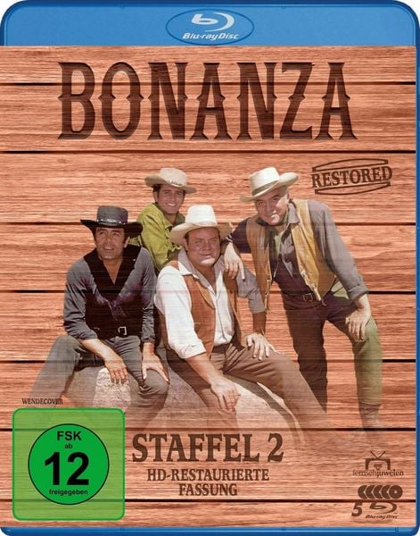 Produktbild: Bonanza Restored - Staffel 2: Alle 34 Folgen erstmals in HD (Paramount Restoration) [5 BRs]