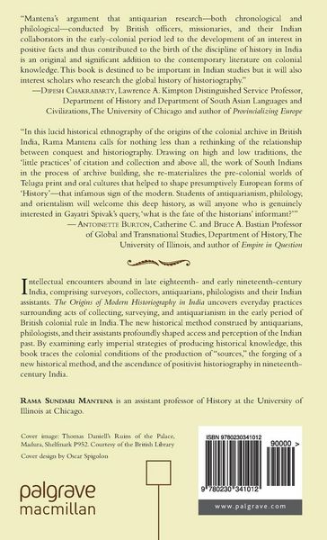 Produktbild: The Origins of Modern Historiography in India
