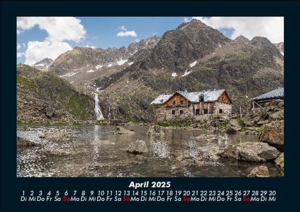 Produktbild: Bergige Welten 2025 Fotokalender DIN A5