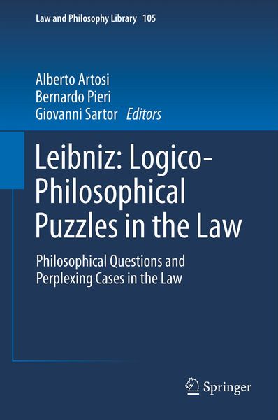 Produktbild: Leibniz: Logico-Philosophical Puzzles in the Law