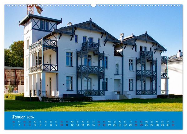 Produktbild: Seeheilbad Heiligendamm (hochwertiger Premium Wandkalender 2026 DIN A2 quer), Kunstdruck in Hochglanz