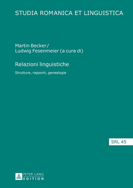 Produktbild: Relazioni linguistiche