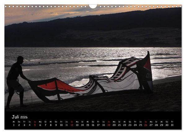 Produktbild: Kitesurfen &ndash; Faszination auf dem Wasser (Wandkalender 2026 DIN A3 quer), CALVENDO Monatskalender
