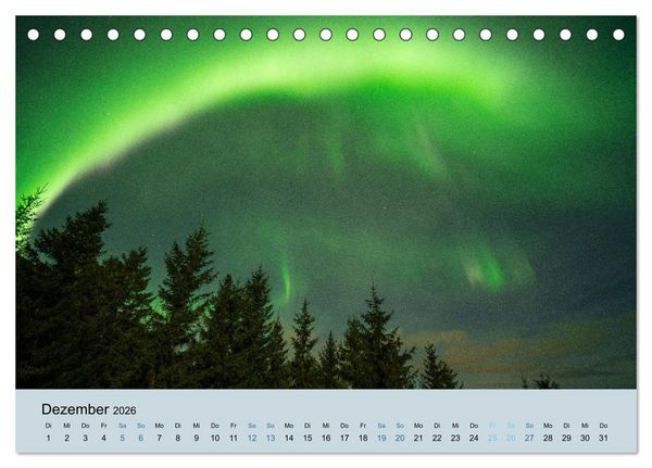 Produktbild: Naturgewalt Norwegen (Tischkalender 2026 DIN A5 quer), CALVENDO Monatskalender