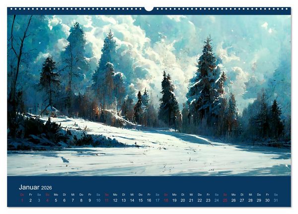 Produktbild: Das Geheimnis der Geduld (hochwertiger Premium Wandkalender 2026 DIN A2 quer), Kunstdruck in Hochglanz