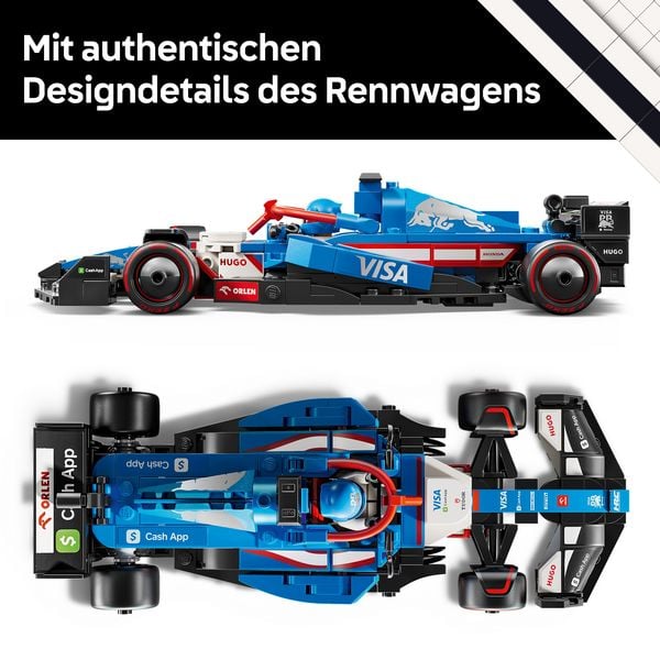 Produktbild: LEGO Speed Champions Visa Cash App RB VCARB 01 F1 Rennauto Modell 77246