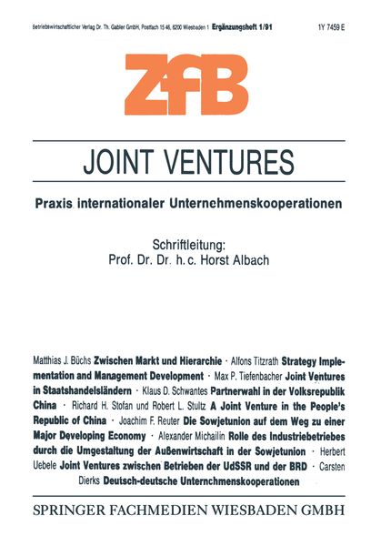 Produktbild: Joint Ventures