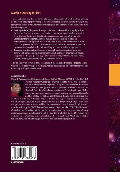 Produktbild: Machine Learning for Text
