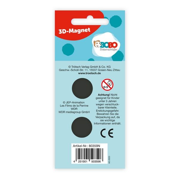 Produktbild: Tr&ouml;tsch Bobo Siebenschl&auml;fer 3D-Magnet