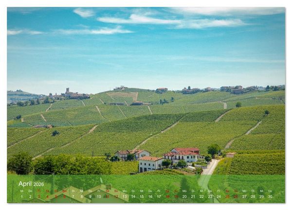 Produktbild: Barolo in den H&uuml;geln des Langhe (Wandkalender 2026 DIN A3 quer), CALVENDO Monatskalender