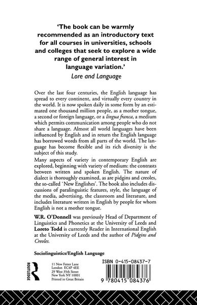 Produktbild: Variety in Contemporary English