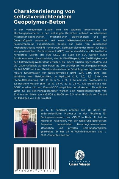 Produktbild: Charakterisierung von selbstverdichtendem Geopolymer-Beton