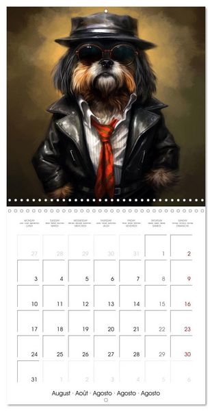 Produktbild: Gangster Paws (Wall Calendar 2026 12 &times; 12 Inch) CALVENDO 12 Month Wall Calendar