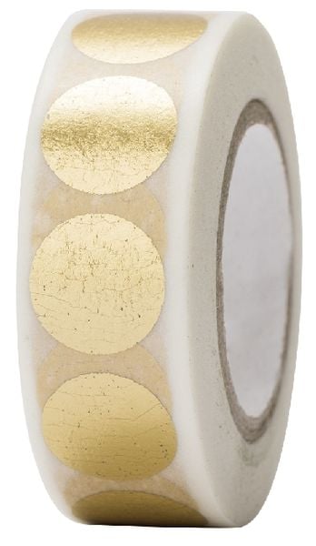 Tape Punkte Gold