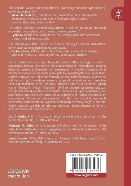 Produktbild: Trauma and Human Rights