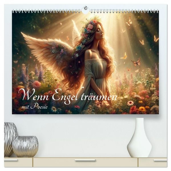 Produktbild: Wenn Engel tr&auml;umen (hochwertiger Premium Wandkalender 2027 DIN A2 quer), Kunstdruck in Hochglanz