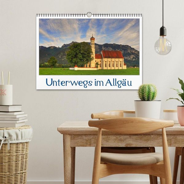 Produktbild: Unterwegs im Allg&auml;u (Wandkalender 2026 DIN A3 quer), CALVENDO Monatskalender