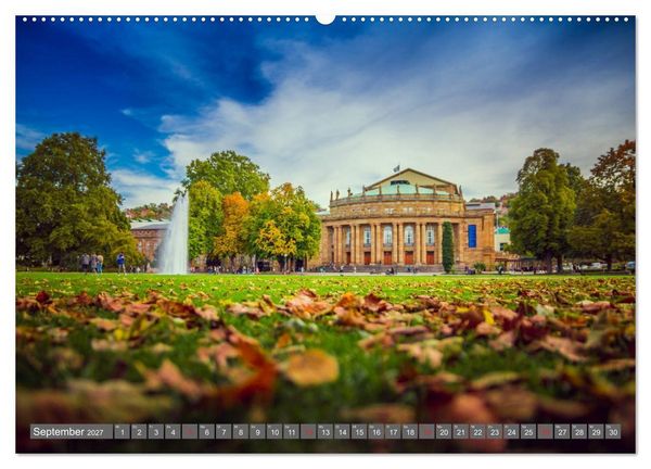 Produktbild: Historisches Stuttgart 2027 (Wandkalender 2027 DIN A2 quer), CALVENDO Monatskalender