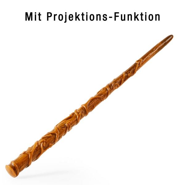 Produktbild: Wizarding World Harry Potter - Leuchtzauberstab von Hermine Granger mit Patronus-Projektion, ca. 33 cm