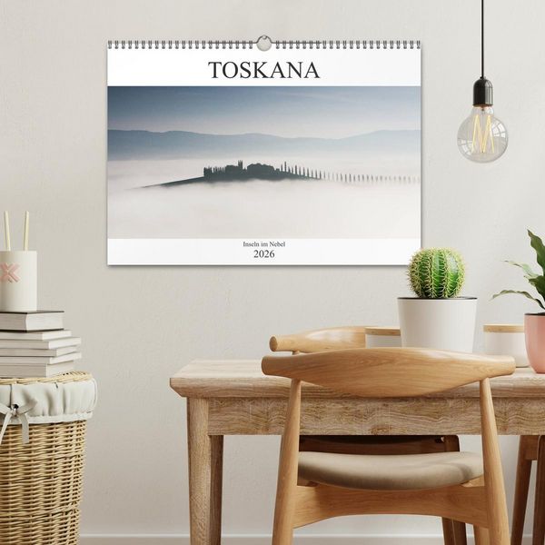 Produktbild: Toskana - Inseln im Nebel (Wandkalender 2026 DIN A3 quer), CALVENDO Monatskalender