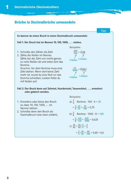 Produktbild: Klett 10-Minuten-Training Mathematik Rechnen mit Dezimalbr&uuml;chen 6. Klasse